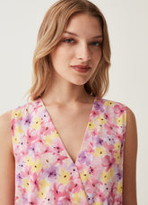 Ovs Short Sleeveless Patterned Dress